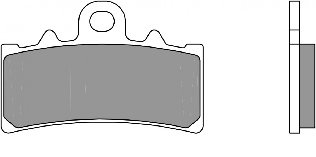 Brembo Remblok Sinter Racing Road voorzijde 07GR18CC