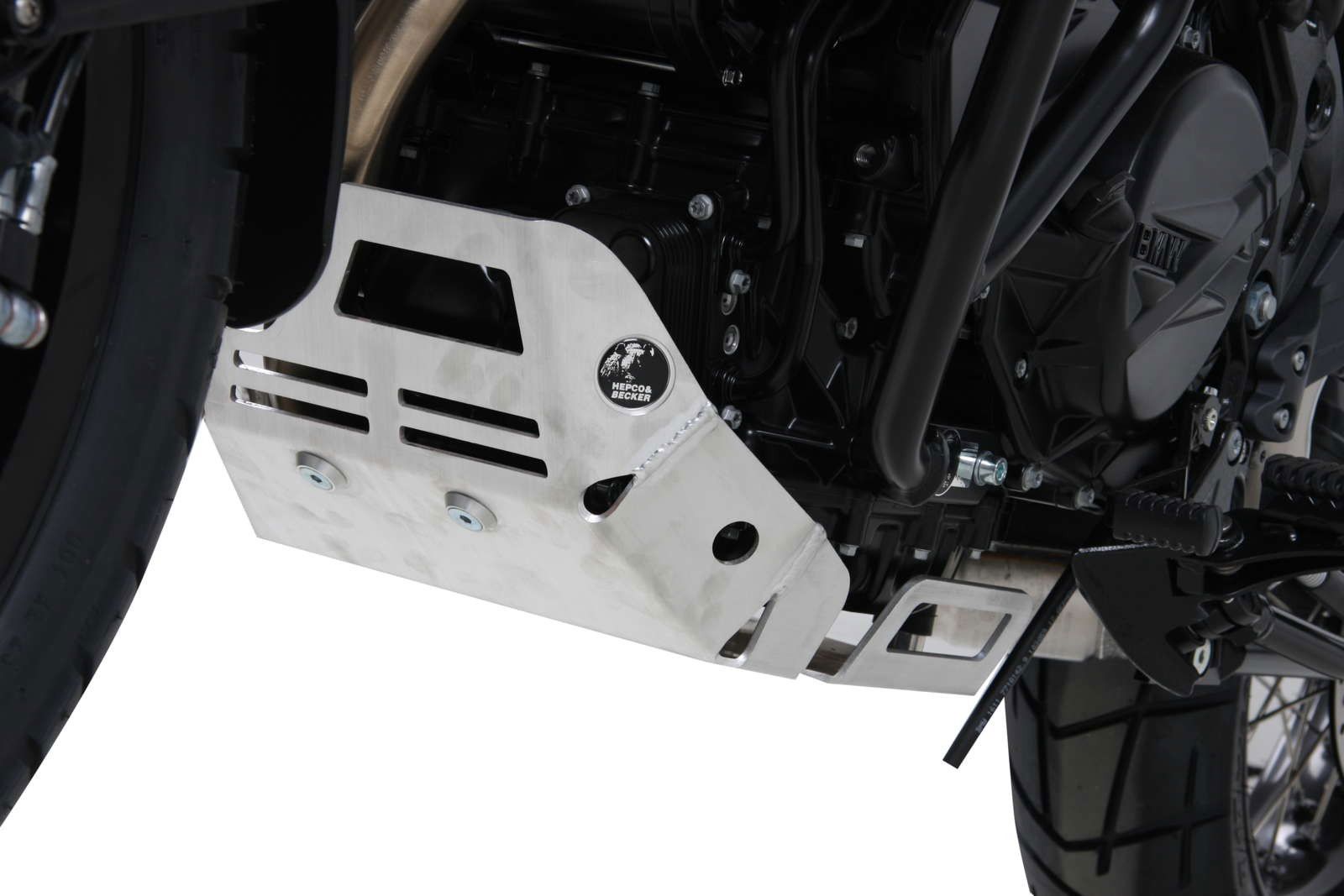 Hepco&Becker Aluminium Carterbescherming voor BMW F650GS vanaf 2008 tot 2011 en F700GS vanaf 2012 tot 2018