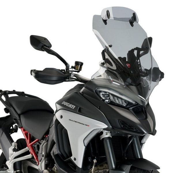 Puig Touring Windscherm Met Opzet Ruitje Ducati Multistrada V4 / S / Sport Vanaf 2021