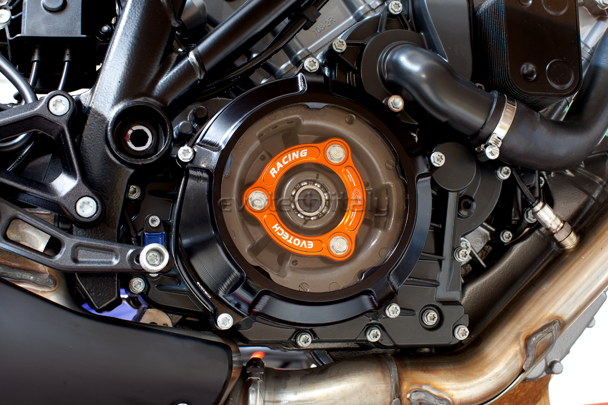 Evotech koppeling deksel met kijkglas - KTM LC8