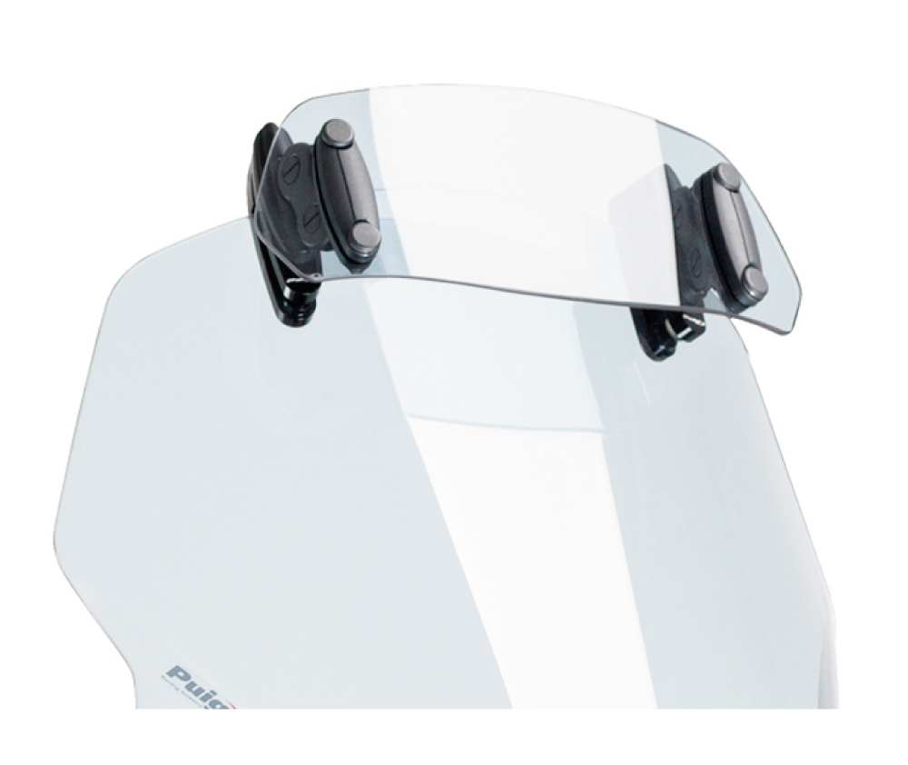 Puig Verstelbaar Opzet Ruitje Clip-On Helder 230 x 90 MM