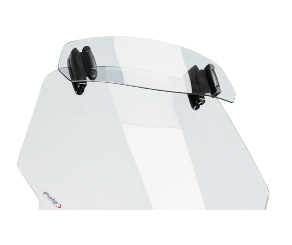 Puig Verstelbaar Opzet Ruitje Clip-On Helder 325 x 102 MM