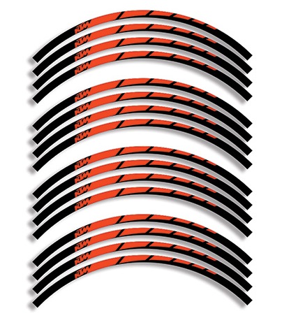 Bagoros 17 inch Velg Stickers KTM Stealth