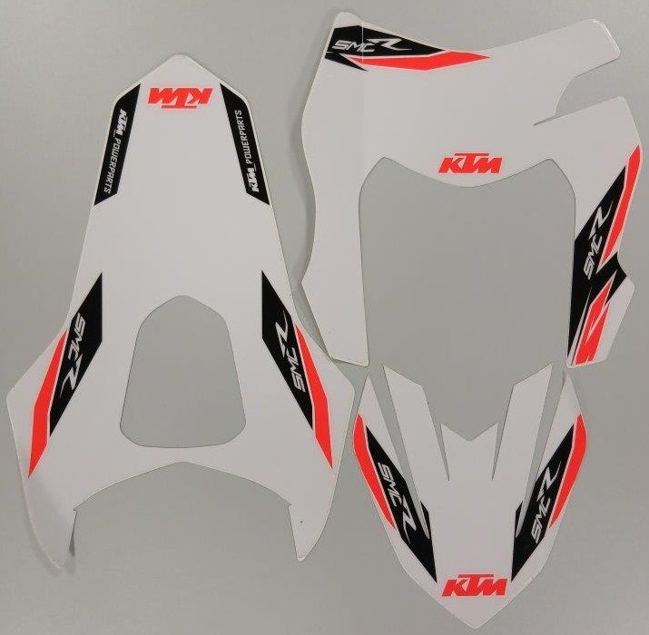KTM Stickerset spatborden voor en achter KTM 690 SMC-R 2019 - 2025