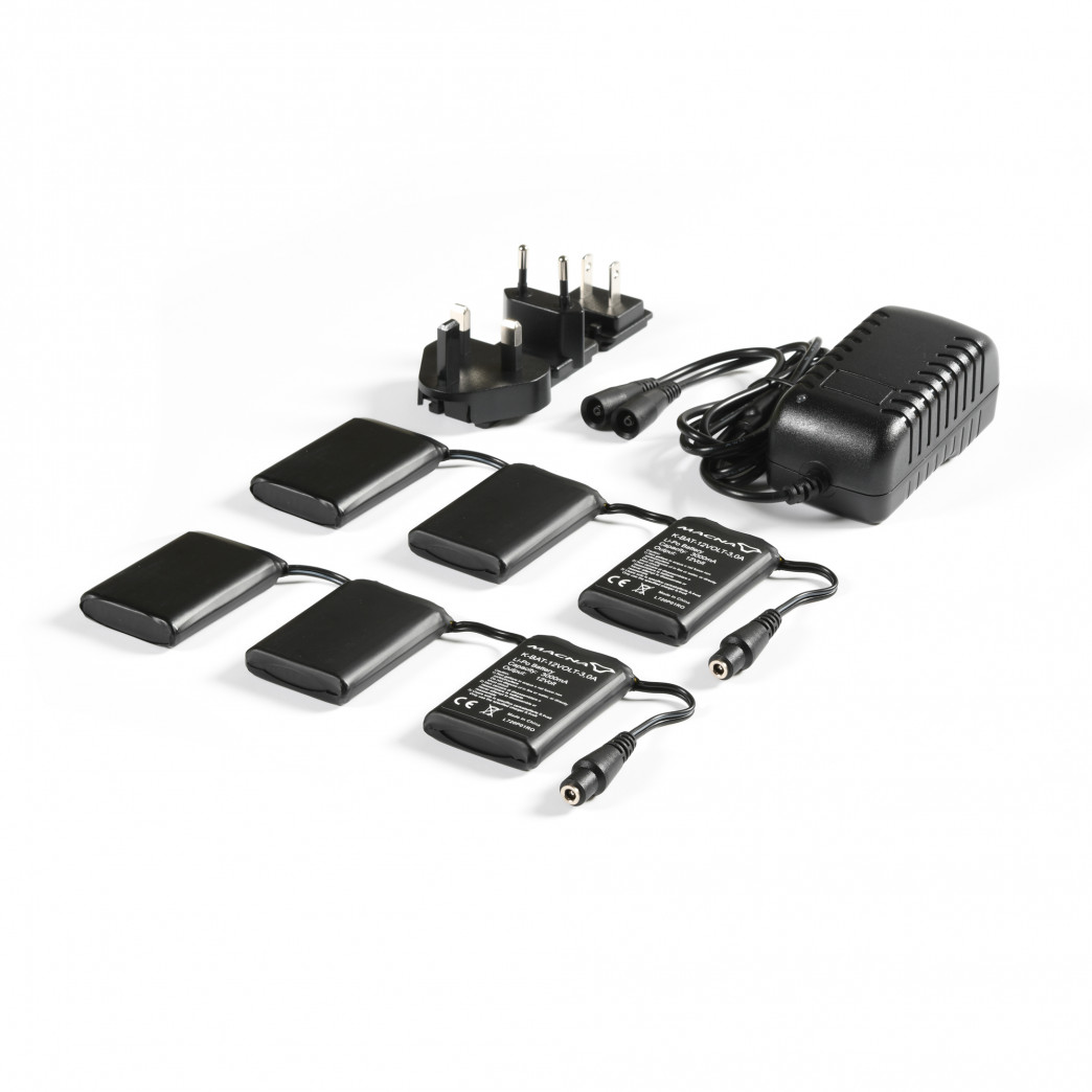 Macna  Accu + Lader 12V,3A Voor Verwarmde Handschoenen