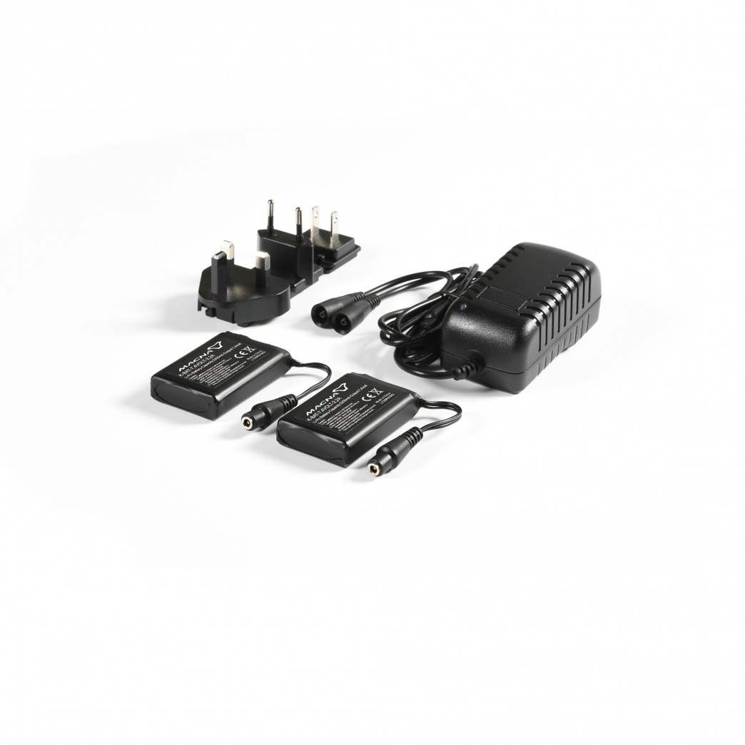 Macna Accu + Lader 7,4V,2,2A Voor Verwarmde handschoenen en Sokken