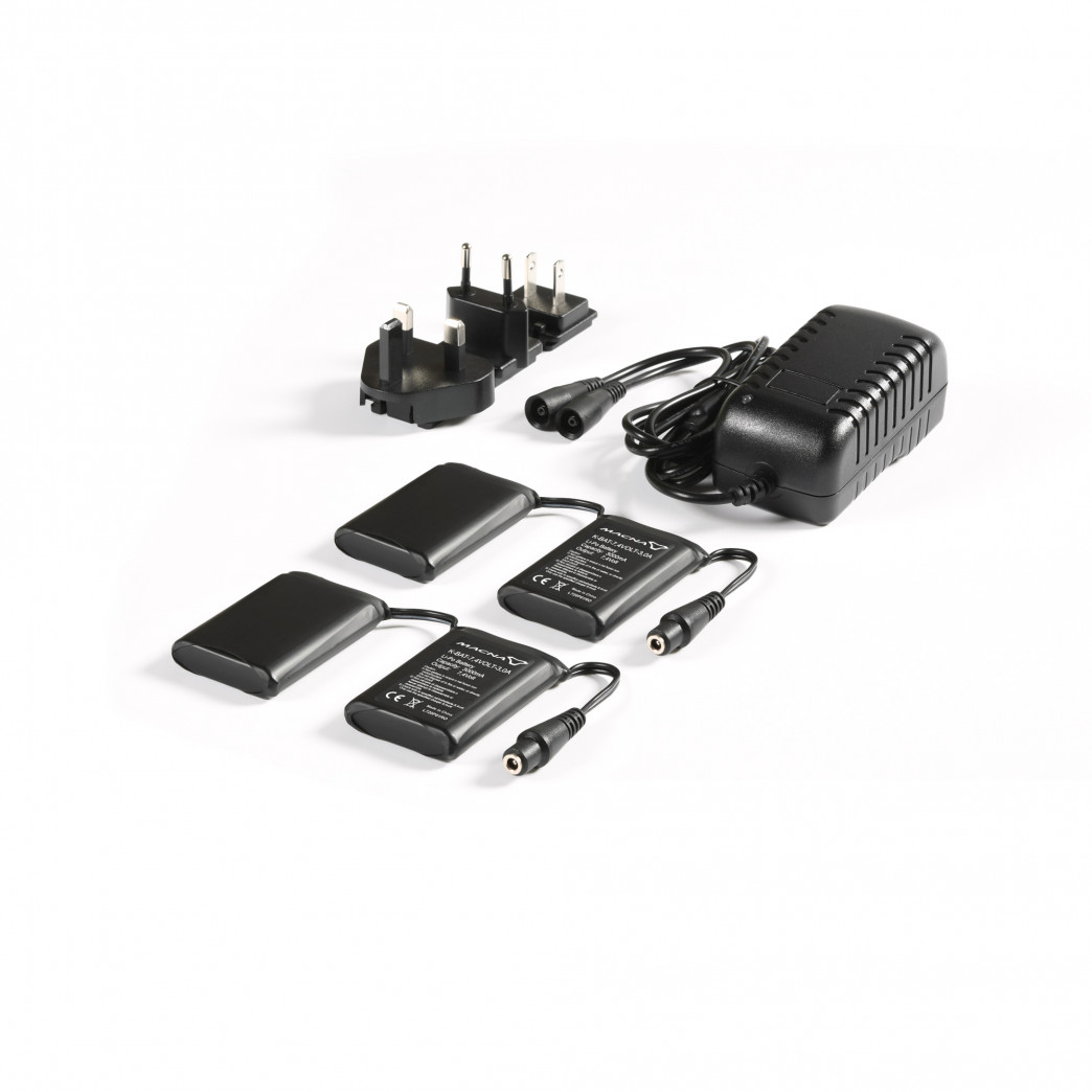 Macna Accu + Lader 7,4V,3A Voor Verwarmde Handschoenen En Sokken