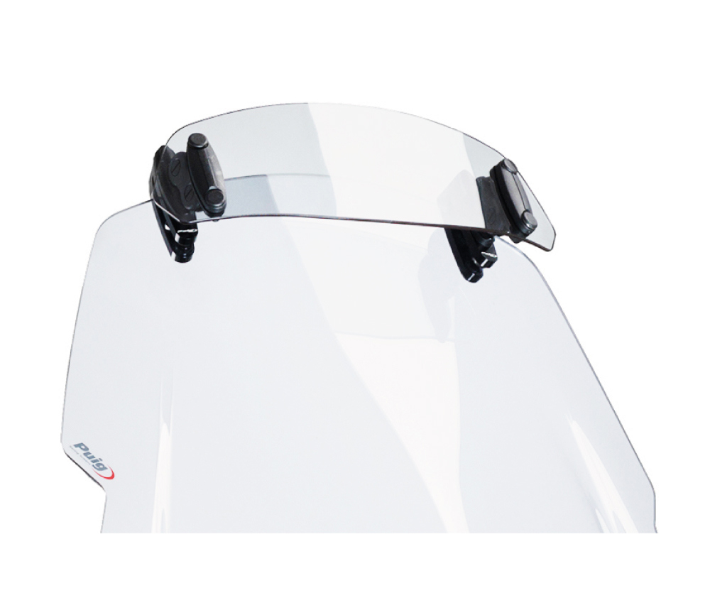Puig Verstelbaar Opzet Ruitje Clip-On Helder 277 x 100 MM