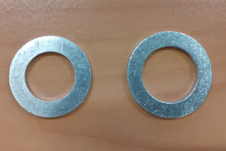Olieaftapplug pakkingringen voor 12 en 14 mm aftappluggen