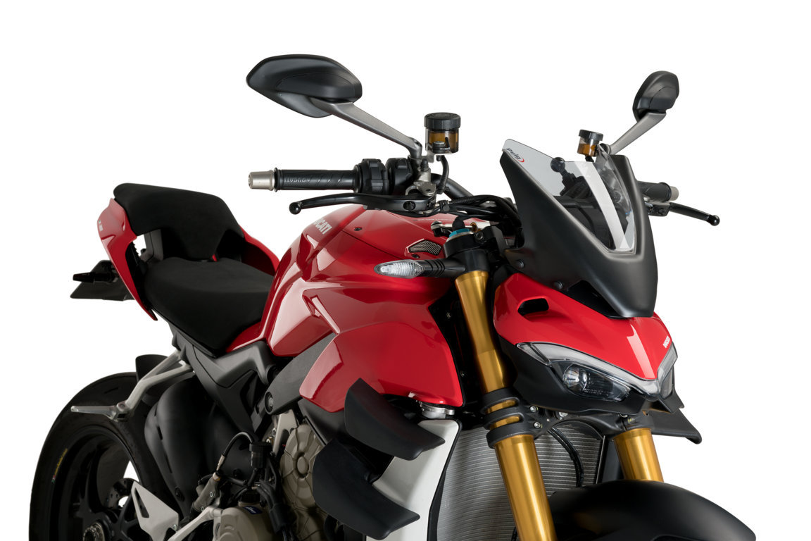 Puig New Generation Sport Windscherm Ducati Streetfighter V2 / V4 / V4S
