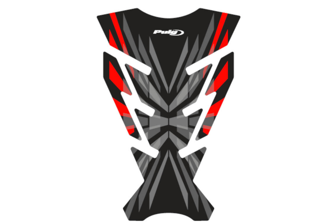 Puig Motorfiets Tankpad Challenge Rood