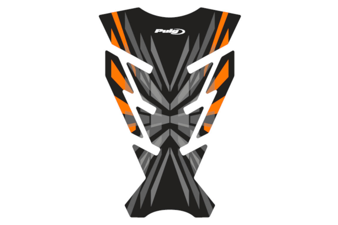 Puig Motorfiets Tankpad Challenge Oranje