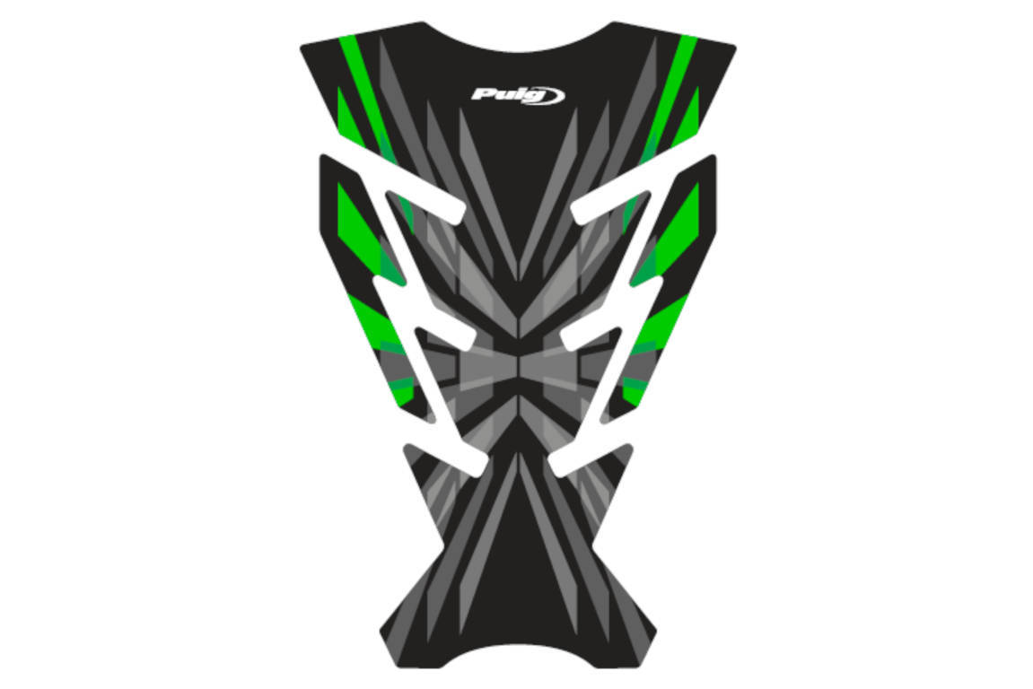 Puig Motorfiets Tankpad Challenge Groen