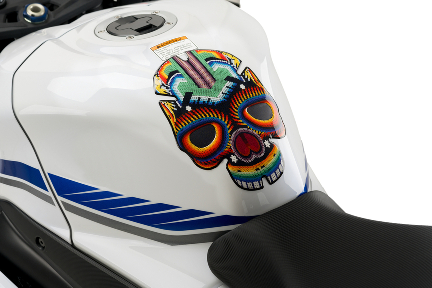 Puig Motorfiets Tankpad Skull I Rood