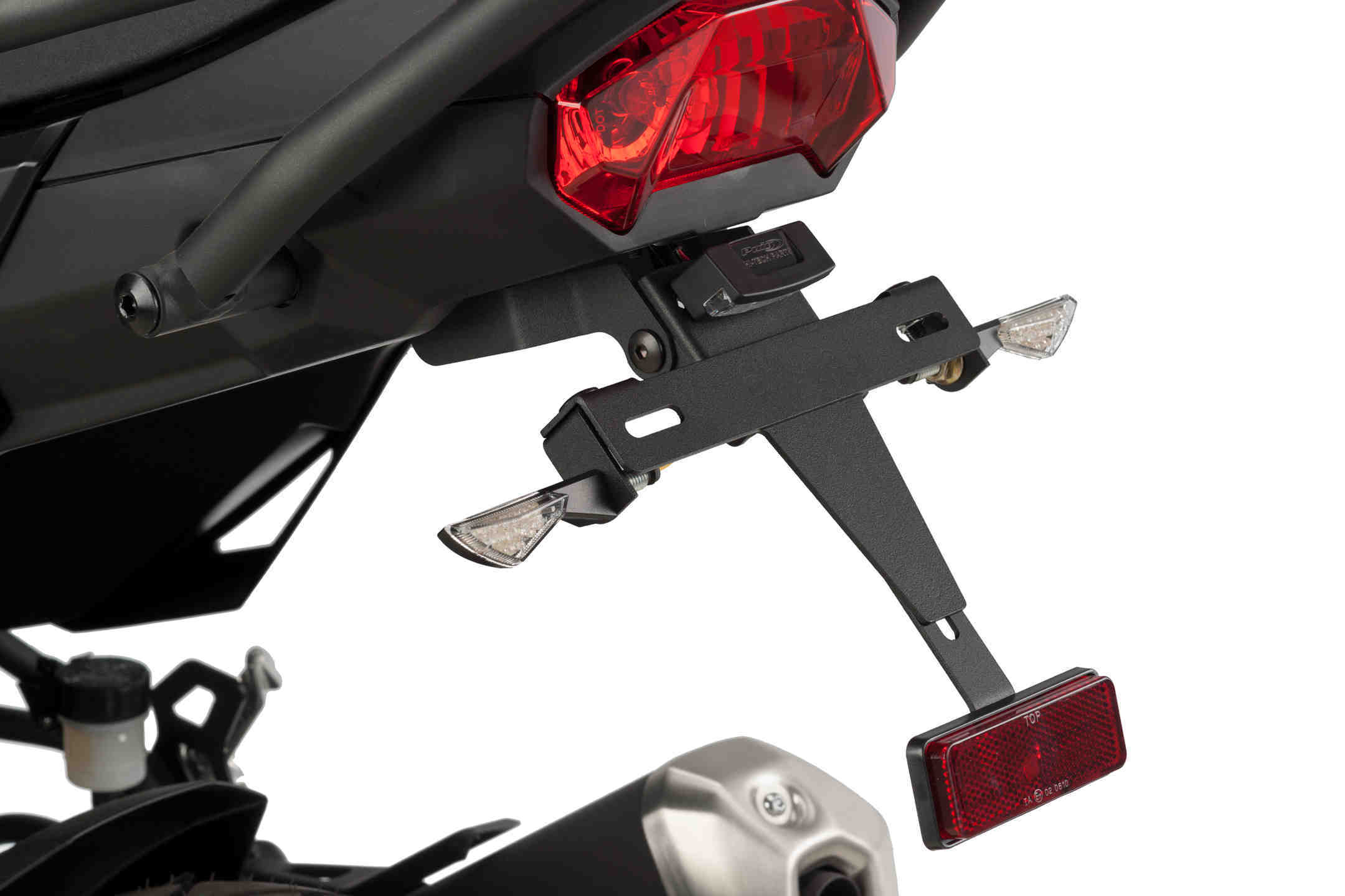 Puig Kentekenplaathouder Kawasaki Verys-X 300 / Adventure / Urban Vanaf 2017
