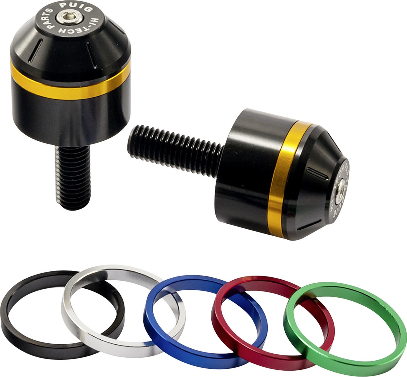 Puig Balance Stuurgewichten Inclusief Ringen Voor Puig Sturen Met M16/150 Schroefdraad