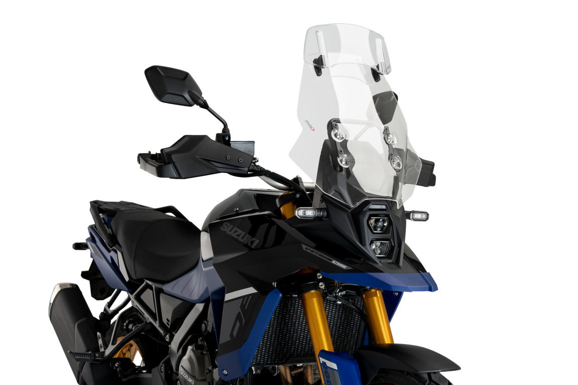 Puig Touring Windscherm Helder Met Opzet Ruitje Suzuki DL 800 V-Strom DE Vanaf 2023