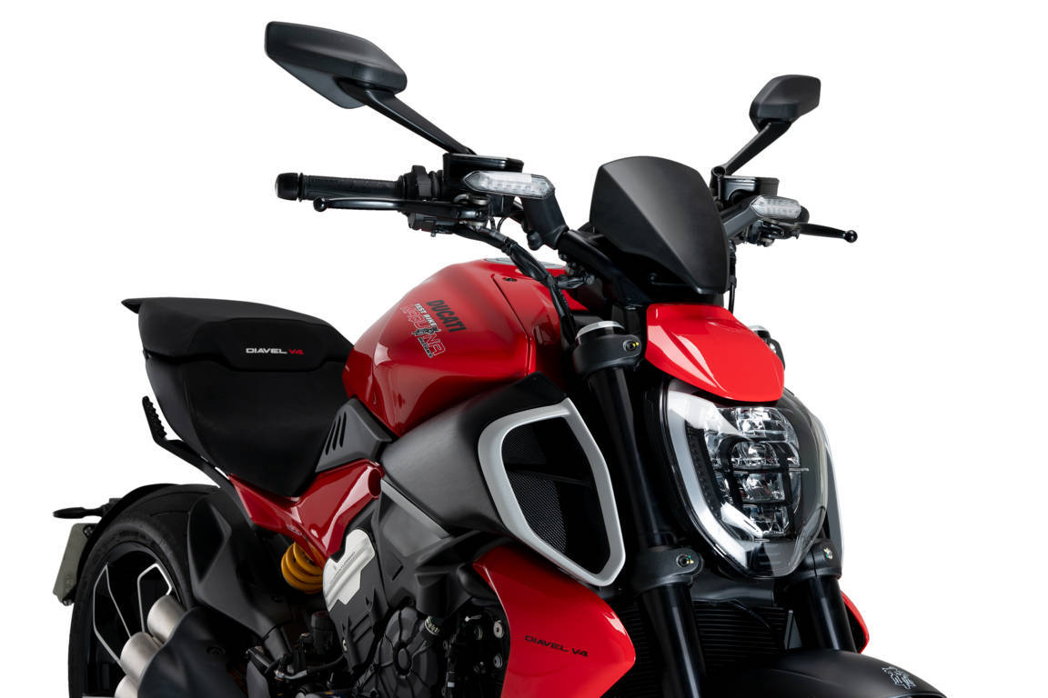 Puig New Generation Sport Plus Windscherm Ducati Diavel V4 Vanaf 2023