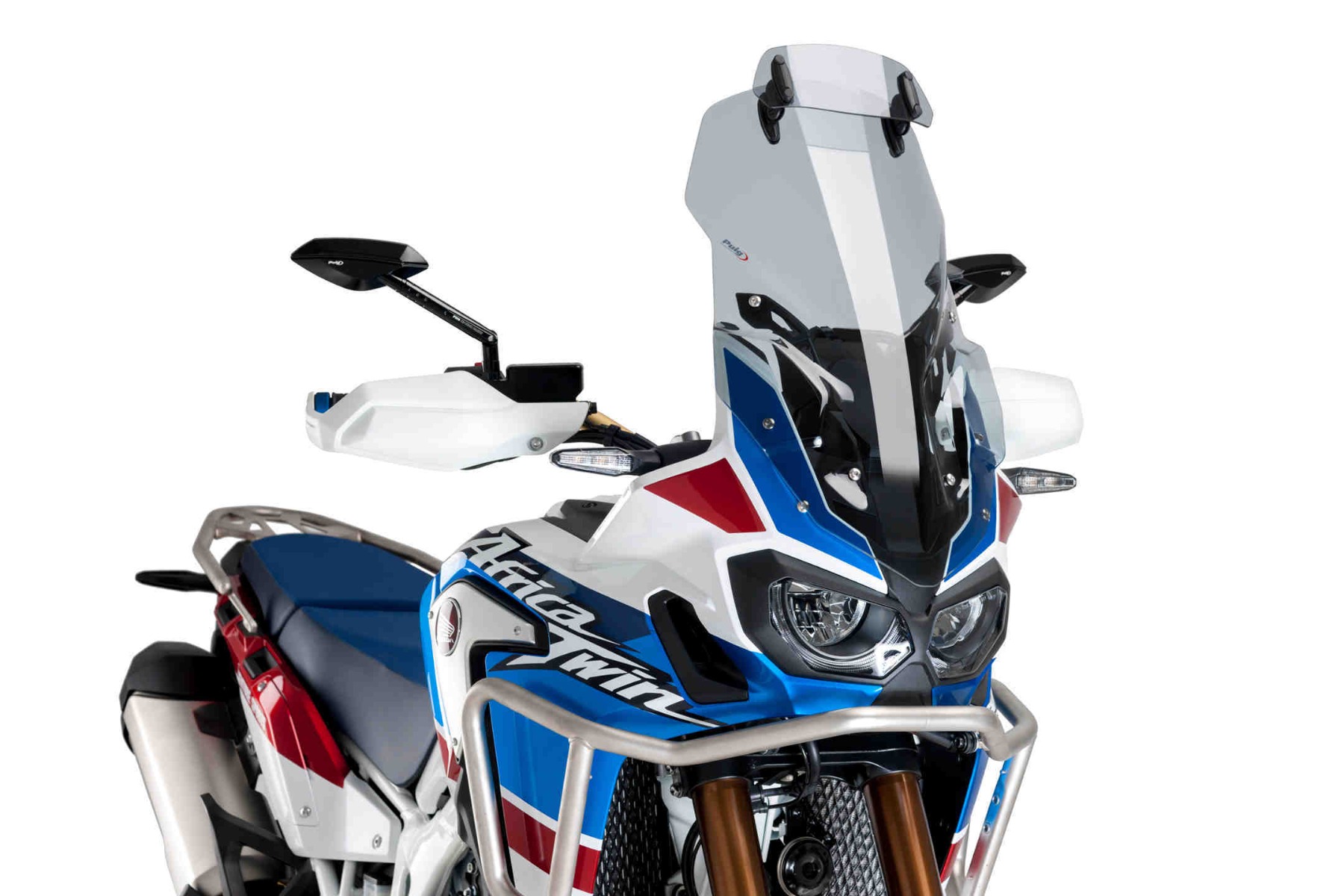Puig M.E.M. Touring Windscherm Met Opzet Ruitje Honda CRF 1000 L Africa Twin / Adventure Sports 2016-2019