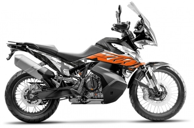 Kitgraphik Sticker set KTM 790 en 890 Adventure KOMBAT GREY ORANGE