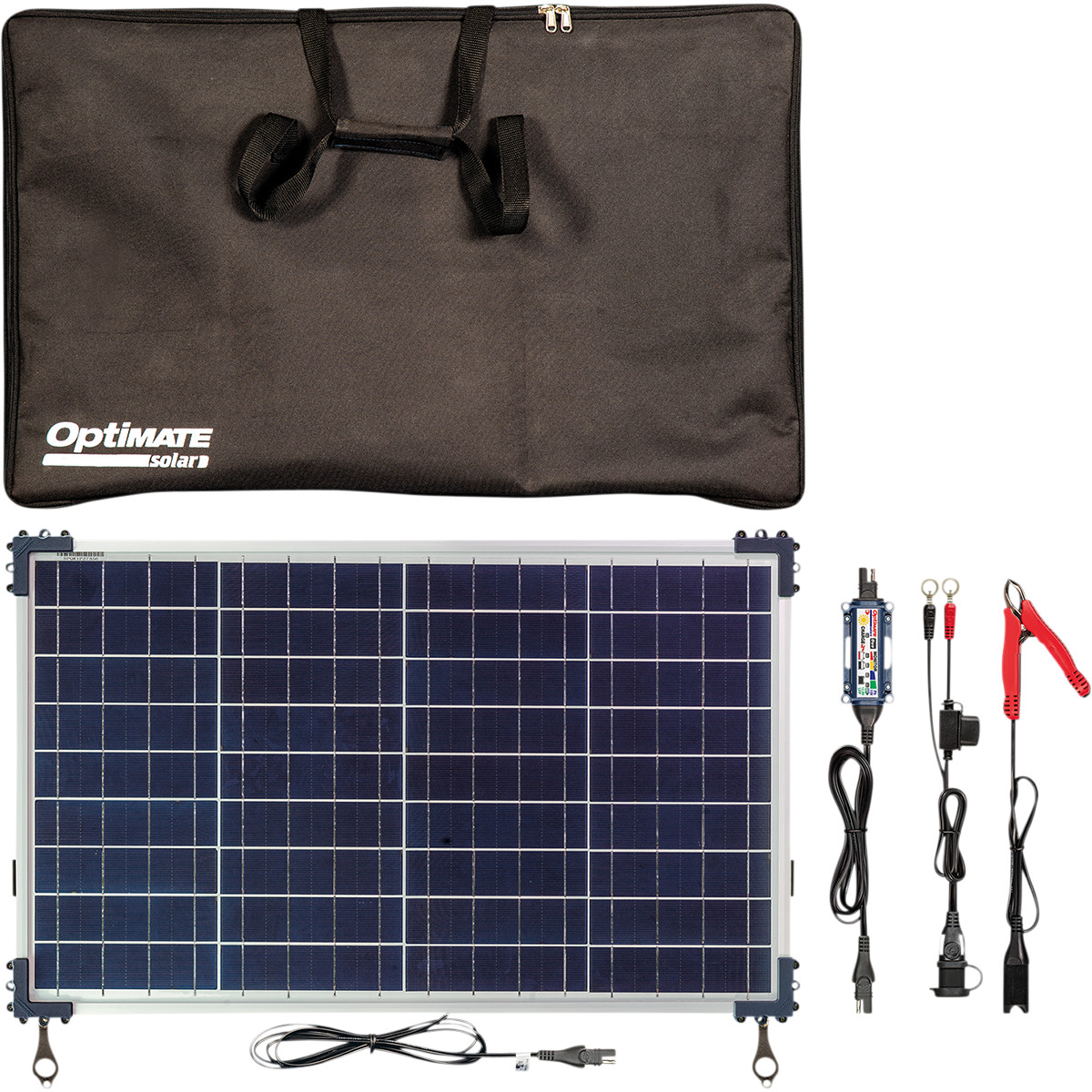 Optimate Solar Travel Edition Acculader / druppellader TM522-D4TK  met 40 Watt zonnepaneel