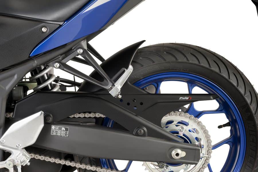 Puig Achterspatbord S Carbon Look Yamaha MT 03 / YZF R3 Vanaf 2015