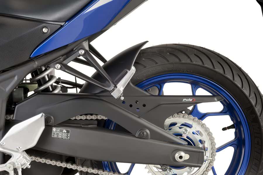 Puig Achterspatbord S Mat Zwart  Yamaha MT 03 / YZF R3 Vanaf 2015