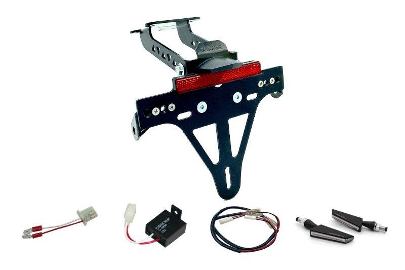 Alpha Technik Kentekenplaathouder Kit met knipperlicht voor Yamaha YZF-R125, RE39