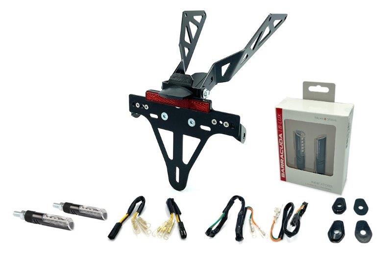 Alpha Technik Kentekenplaathouder Kit met knipperlicht voor Honda CB/CBR650R/RA