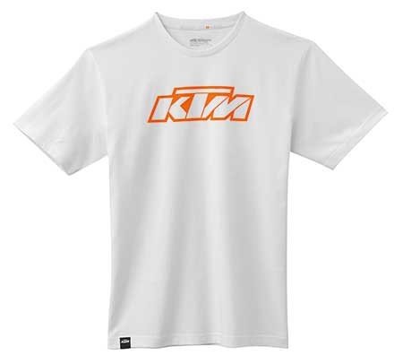 KTM SX LOGO TEE WHITE