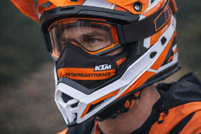 KTM FACE MASK Stofkap / Mondkapje – Stay Ready to Race