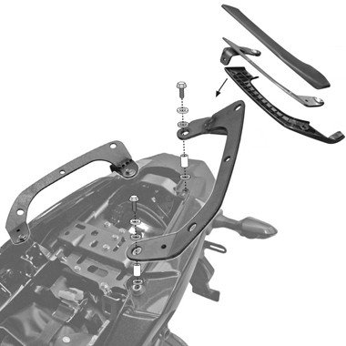 Givi 450KIT Bevestigingskit om de PLR450 en PLXR450 te monteren