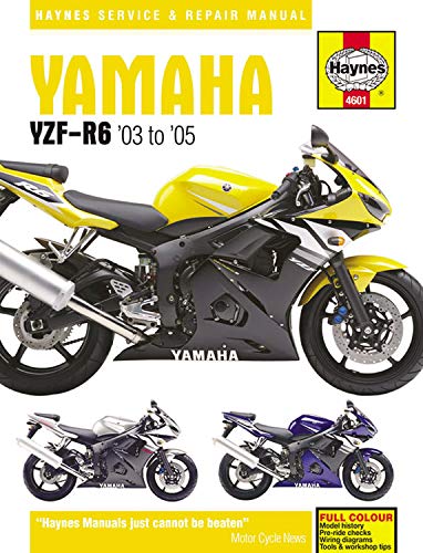 Werkplaatsboek Haynes Yamaha YZF-R6 van 2003 tot 2005  (4601)