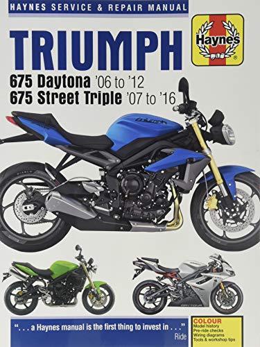 Werkplaatsboek Haynes Triumph 675 Daytona , Street Triple 2006 tot 2016