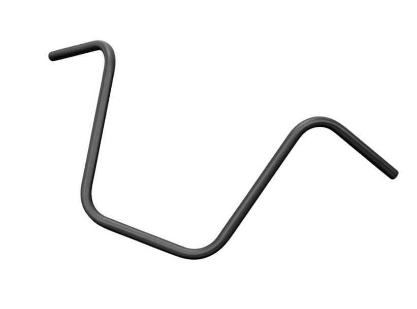 Highway Hawk Apehanger Stuur 55-219B – Zwart