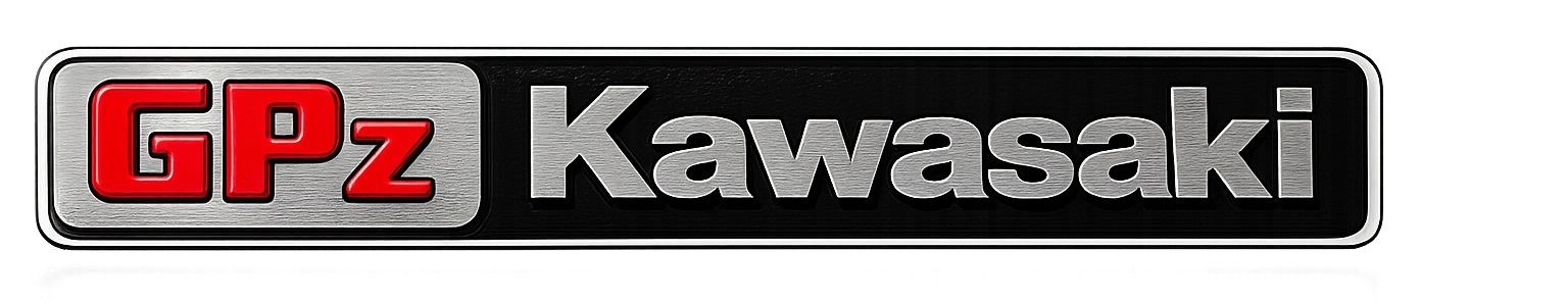 Kawasaki embleem GPZ600 Metaal Dynamo 56018-1501