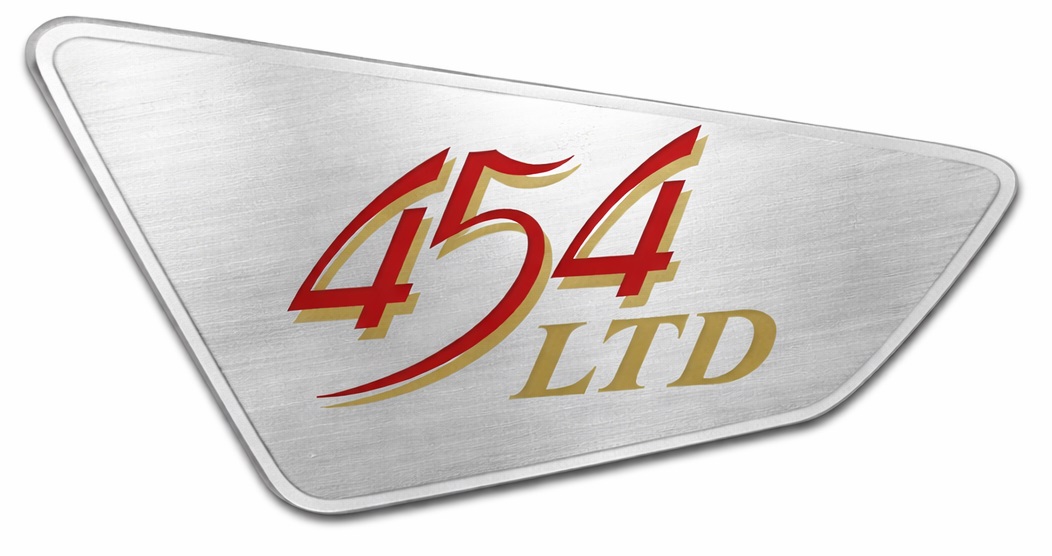 Kawasaki embleem zijdeksel 454 LTD links 560181900