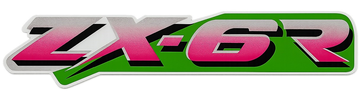Kawasaki embleem ZX6R BOVENKUIP 56051-1252
