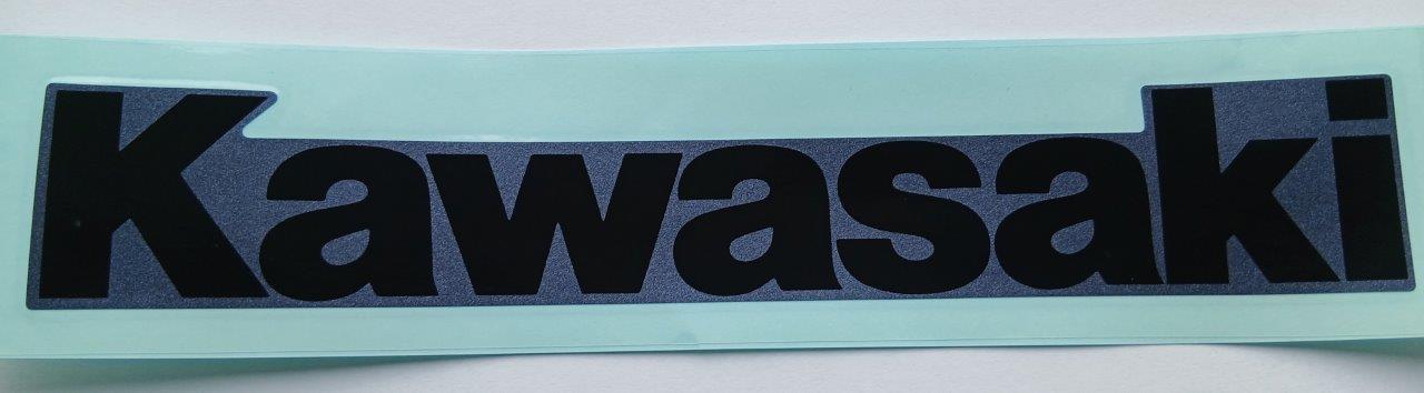 Kawasaki embleem ZX9R 1999 `Kawasaki´ Zwart – Grijs 56051-1793
