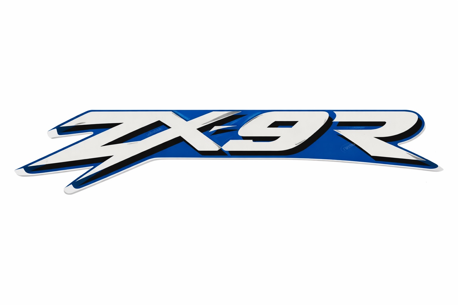 Kawasaki embleem ZX9R 1999 `ZX-9R´ Blauw – Zilver 56051-1959