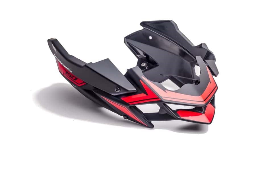 Puig Motorspoiler Suzuki GSR 750 2011-2016 Mat Zwart