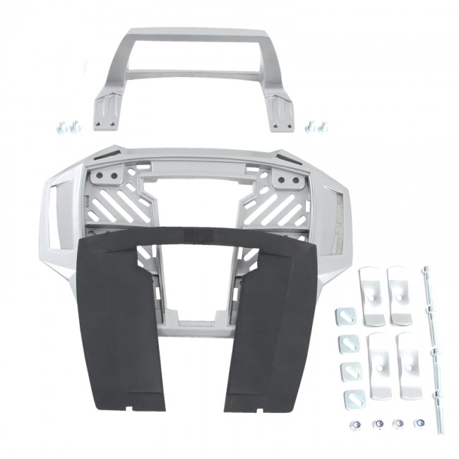 Hepco&Becker Topkoffer adapter Alurack zilver universeel