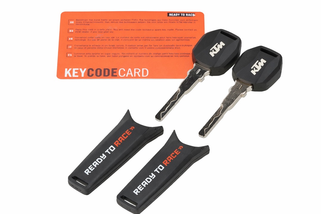 KTM sleutelset voor koffers onderdeelnummer 61912926000