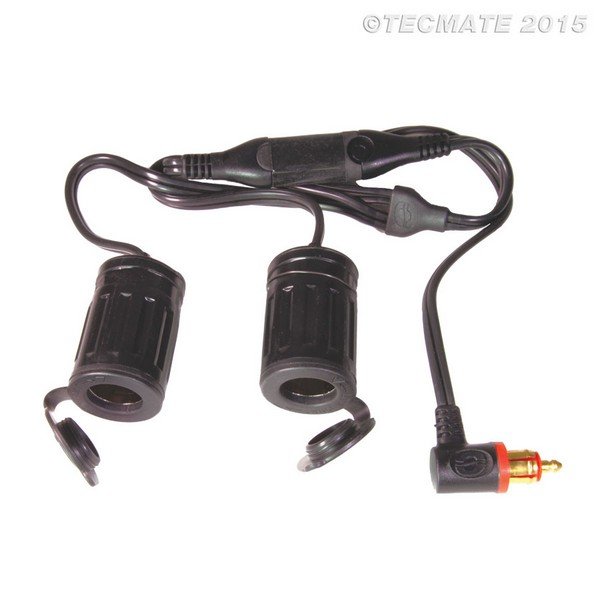 Tecmate Optimate O-36 Y-splitter MOTOR-contact 90° naar 2 AUTO-contacten