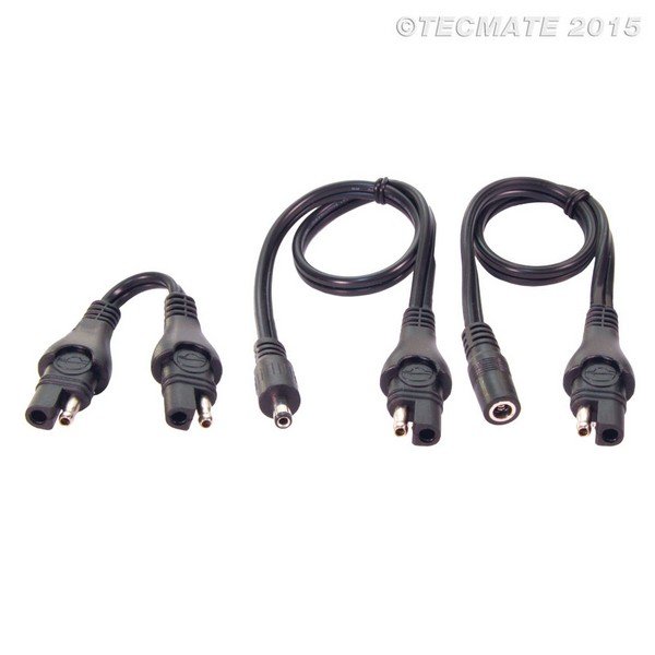Tecmate Optimate O-67 Adapterkit SAE naar DC 2.5mm voor verwarmde kleding
