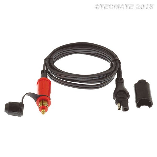 Tecmate Optimate O-09 Verlengkabel SAE naar MOTOR 180° stekker