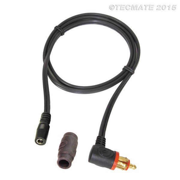 Tecmate Optimate O-39 DC 2.5mm naar MOTOR-contact 90° voor verwarmde kleding