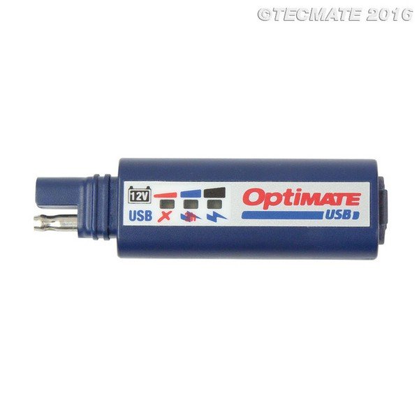 Tecmate Optimate O-100 USB SAE-stick met accubescherming