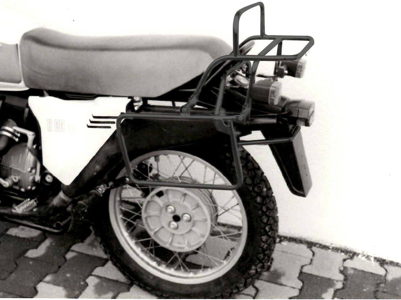 Hepco & Becker Kofferrek zwart BMW R65G/S vanaf 1987 tot 1988/ R80G/S vanaf 1980 tot 1987