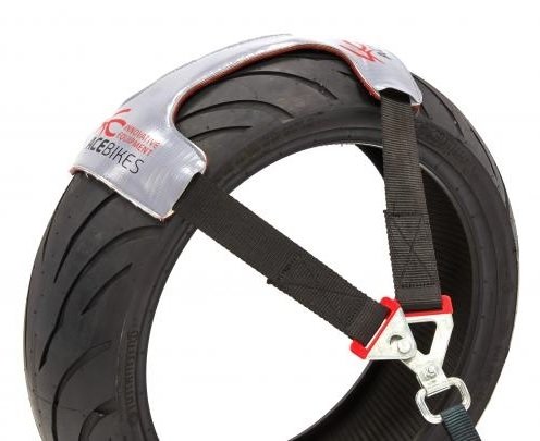Acebikes TyreFix® motorfiets tie-down strap systeem